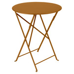 Bistro Round Folding Table - Gingerbread