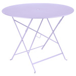 Bistro Round Folding Table - Marshmallow