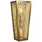 Avery Wall Sconce - Brushed Brass / Clear