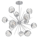 Luna Starburst Chandelier - Classic Silver / Clear Floret