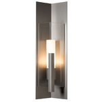 Summit Outdoor Wall Sconce - Coastal Burnished Steel / Clear