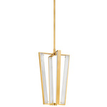 Edgemere Pendant - Aged Brass / Alabaster