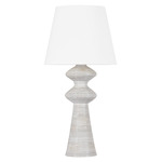 Steinway Table Lamp - Sand / White