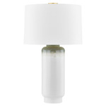 Stafford Table Lamp - Meadow Ombre / White