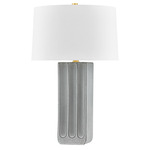 Elmer Table Lamp - Gray / White