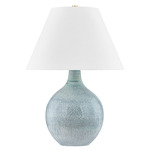 Kearny Table Lamp - Blue / White