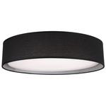 Dalton Ceiling Light - White / Black Textured Fabric