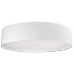 Dalton Ceiling Light - White / White Textured Fabric