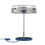 Anima Table Lamp - Stainless Steel / Anodised Blue