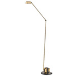 Daphine Terra Floor Lamp - Brushed Yellow Gold