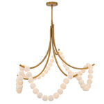 Parel Ceiling Light - Aged Brass / Alabaster