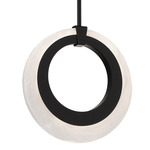 Serenity Pendant - Black / White