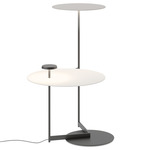 Flat Floor Lamp - Off White / White