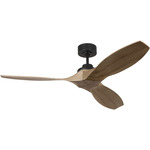 Collins Smart Ceiling Fan - Midnight Black / Natural Honey