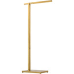 Stagger Floor Lamp - Natural Brass