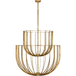 Sanchi 2-Tier Chandelier - Polished Antique Brass