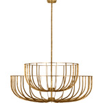 Sanchi 2-Tier Chandelier - Polished Antique Brass