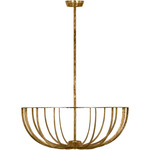 Sanchi Convertible Semi Flush / Pendant - Polished Antique Brass