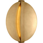 Cymbal Wall Sconce - Natural Brass / Natural Brass