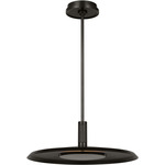 Saucer Pendant - Dark Bronze