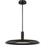 Saucer Pendant - Dark Bronze