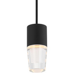 Lassell Pendant - Nightshade Black / Clear