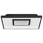 Pinpoint Square Ceiling Light - Black / Silver