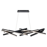 Parallax Linear Pendant - Black / White