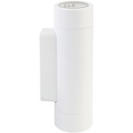 Colorscaping RGBTW Smart Outdoor Wall Sconce 15V - White on Aluminum / Frosted