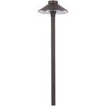 Colorscaping RGBTW Smart Tiki Path Light 15V - Bronze on Brass / Frosted