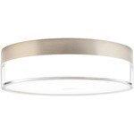 Twist-N-Lite Color Select Ceiling / Wall Light - Brushed Nickel / Clear / White