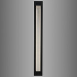 Elements Wind Recessed Wall Light - Black Powdercoat / Satin Nickel