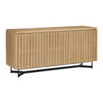 Indeo Credenza - Black / Washed Oak