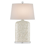 Gerri Dot Table Lamp - Natural / White