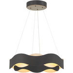 Vaughan Chandelier - Black / Silver