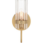 Brook Wall Sconce - Gold / Clear