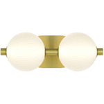 Palmas Bathroom Vanity Light - Gold / Frosted