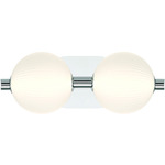 Palmas Bathroom Vanity Light - Polished Nickel / Frosted