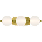 Palmas Bathroom Vanity Light - Gold / Frosted