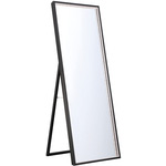 Cerissa Standing Color Select LED Mirror - Black / Clear