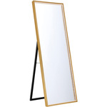 Cerissa Standing Color Select LED Mirror - Gold / Clear