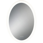 Odessa Oval Color Select LED Mirror - Clear / Frosted