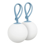 Bolleke Portable Hanging Lamp - Wave Blue / White