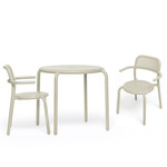 Toni Outdoor Bistreau Table and Chairs Set - Desert