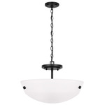 Kerrville Convertible Pendant - Midnight Black / Satin Etched