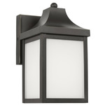 Saybrook Flat Outdoor Wall Sconce - Antique Bronze / Smooth White