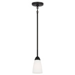 Seville Pendant - Midnight Black / White