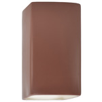 Rectangular Integrated LED Downlight Wall Sconce - Canyon Clay