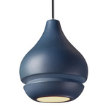 Radiance Arabesque Pendant - Brushed Nickel / Midnight Sky