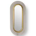 Lens Oval Wall Sconce - Gold / Grey